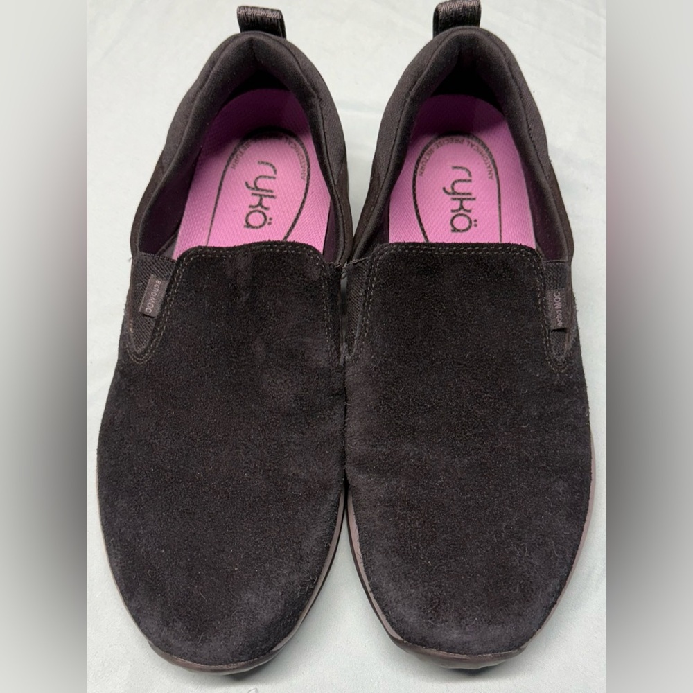 Ryka Black Suede Loafers